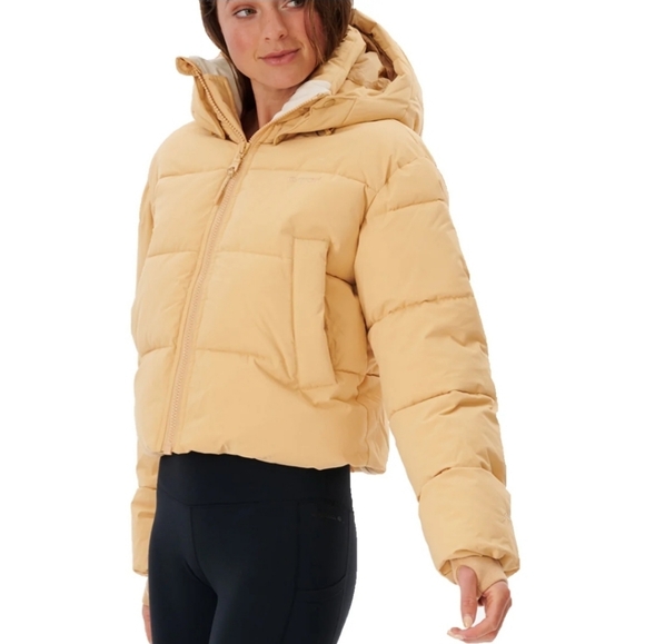 Rip Curl Jackets & Blazers - SOLD!Rip Curl Women's Anti-Series Tidal Yellow Puffer Jacket Size S